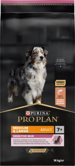 Pro Plan Medium & Large Adult 7+ (Senior) Sensitive Skin - Honden Droogvoer - Zalm - 14 Kg -Huisdier Benodigdheden 544x1200 2