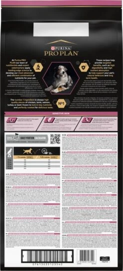 Pro Plan Medium & Large Adult 7+ (Senior) Sensitive Skin - Honden Droogvoer - Zalm - 14 Kg -Huisdier Benodigdheden 545x1200 1