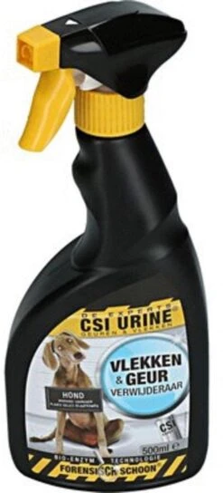 CSI Urine Vlek En Geurspray Puppy En Hond 500 Ml -Huisdier Benodigdheden 545x1200