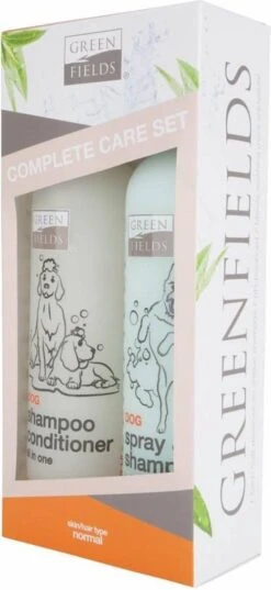 Greenfields Vacht Verzorging Set Voor Honden Shampoo, Conditioner & Droogshampoo 16 Greenfields Vacht Verzorging Set Voor Honden Shampoo, Conditioner & Droogshampoo -Huisdier Benodigdheden 552x1200