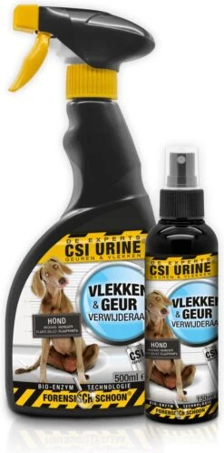 CSI Urine Vlek En Geurspray Puppy En Hond 500 Ml -Huisdier Benodigdheden 595x1200
