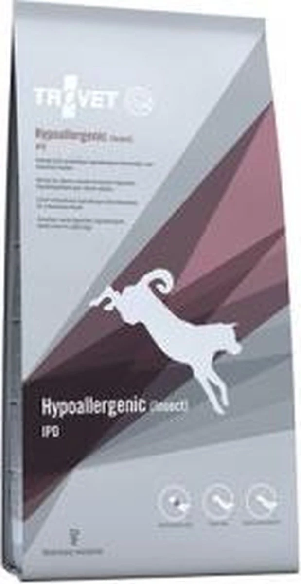 TROVET Hypoallergenic IPD (Insect) Hond - 3 Kg 3 TROVET Hypoallergenic IPD (Insect) Hond - 3 Kg