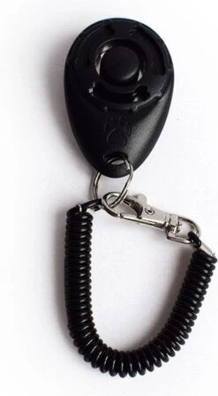 Merkloos Petshop ACE – Clicker – Hond – Training – Honden Training – Met Bevestiging - Zwart -Huisdier Benodigdheden 661x1200