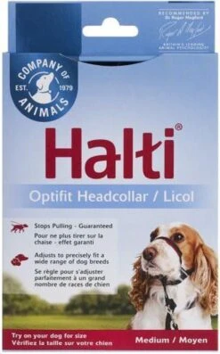 Halti OptiFit Headcollar - Hond - Anti Trekhalsband - Maat M - Voor Labrador, Boxer, Dobermann, Golden Retriever -Huisdier Benodigdheden 746x1200