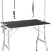 Tectake - Honden Trimtafel Met Twee Lussen - Zwart/zilver- 402893 2 Tectake - Honden Trimtafel Met Twee Lussen - Zwart/zilver- 402893 -Huisdier Benodigdheden 749x1200
