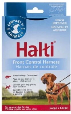 Company Of Animals Halti Harnass Hondentuigje - Anti Trektuigje - M - 60 Tot 80 Cm – Zwart -Huisdier Benodigdheden 750x1200 2