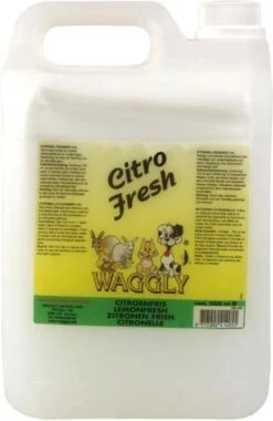 Waggly Citro Fresh Geurverwijderaar - 5 L -Huisdier Benodigdheden 781x1200