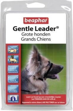 Beaphar Gentle Leader - Zwart - 54 Cm - Grote Honden