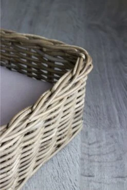 Happy-House Rieten Hondenmand - XL - 90 X 70 Cm Incl Kussen -Huisdier Benodigdheden 800x1200 29