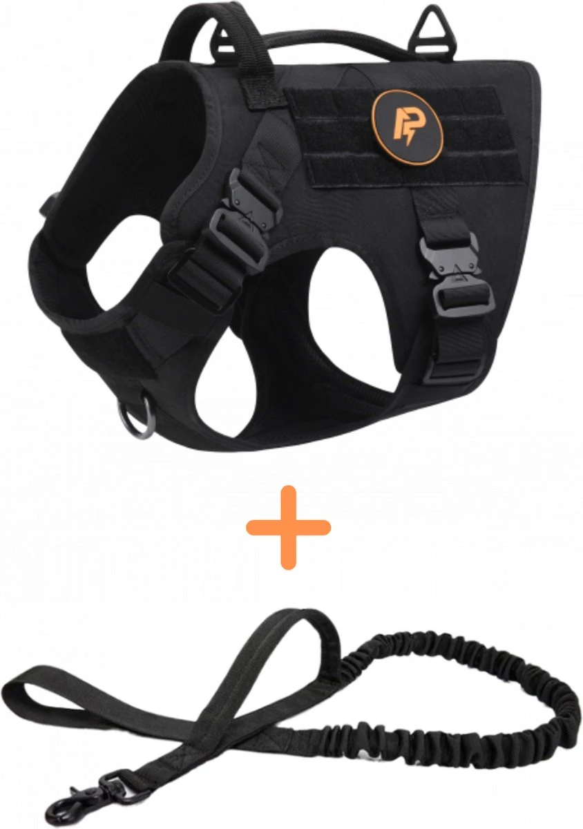 Always Prepared © Pro K9 Tuig + Riem – Anti Trek Tuig – Honden Harnas – Y Tuig Hond – Tactical Hondenvest – Best Getest 2022 – Tuigje Hond – Middel En Grote Hond – Honden Tuigje – Harnas Hond – Veiligheidstuig – 450KG Anti Trek Test – Zwart Maat S 3 Always Prepared © Pro K9 Tuig + Riem – Anti Trek Tuig – Honden Harnas – Y Tuig Hond – Tactical Hondenvest – Best Getest 2022 – Tuigje Hond – Middel En Grote Hond – Honden Tuigje – Harnas Hond – Veiligheidstuig – 450KG Anti Trek Test – Zwart Maat S
