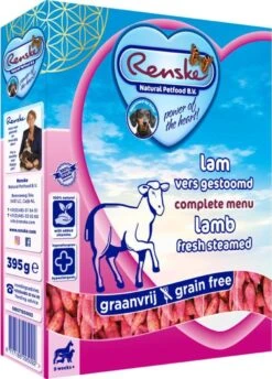 Renske Hond Vers Adult Graanvrij - Lam - Hondenvoer - 10 X 395 G -Huisdier Benodigdheden 862x1200 2