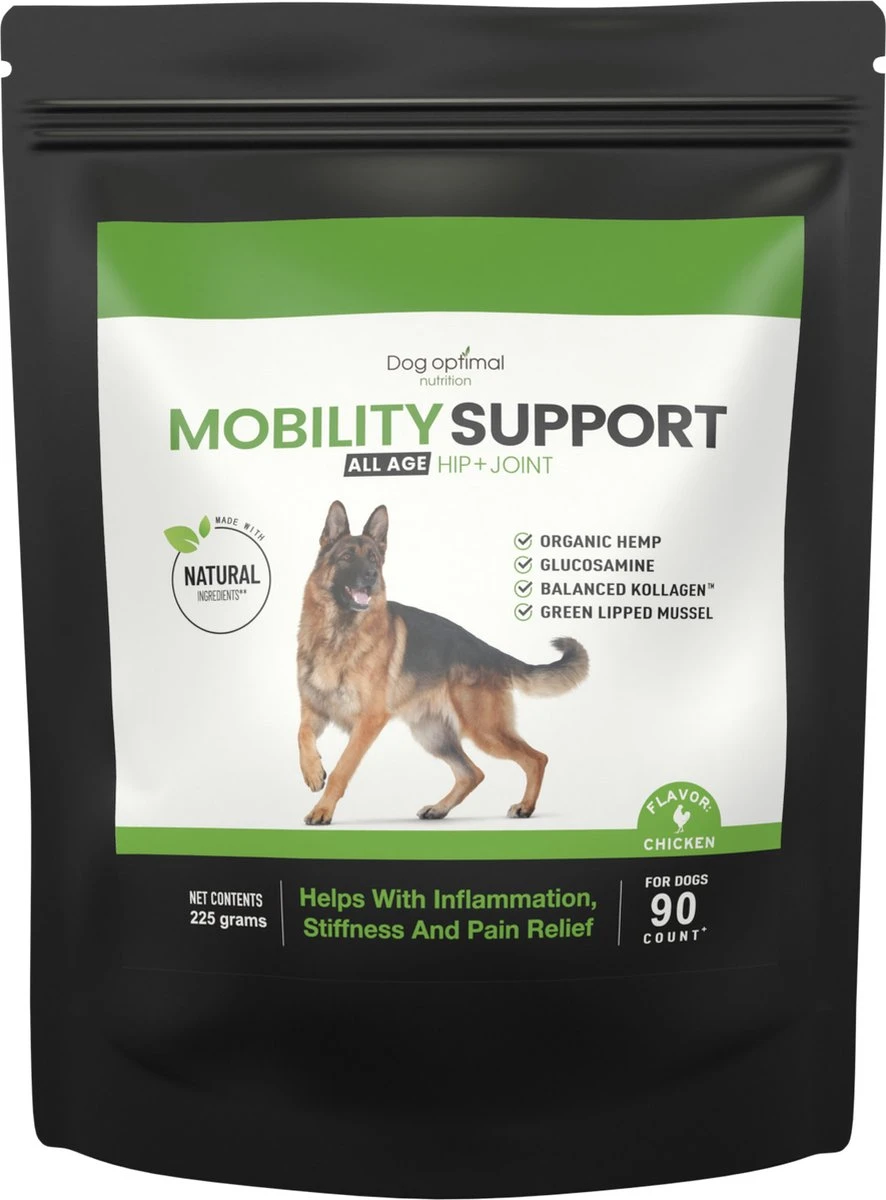 Dog Optimal Gewricht Supplement 90 Stuks - Mobility - Glucosamine Hond - Artrose - Heupdysplasie - Gewrichten - Hondensnacks - Hondenkoekjes - Hondensupplementen - Honden - Puppy - Hondenvoeding - Mankheid - HD - ED 3 Dog Optimal Gewricht Supplement 90 Stuks - Mobility - Glucosamine Hond - Artrose - Heupdysplasie - Gewrichten - Hondensnacks - Hondenkoekjes - Hondensupplementen - Honden - Puppy - Hondenvoeding - Mankheid - HD - ED