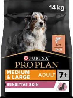 Pro Plan Medium & Large Adult 7+ (Senior) Sensitive Skin - Honden Droogvoer - Zalm - 14 Kg -Huisdier Benodigdheden 895x1200 1