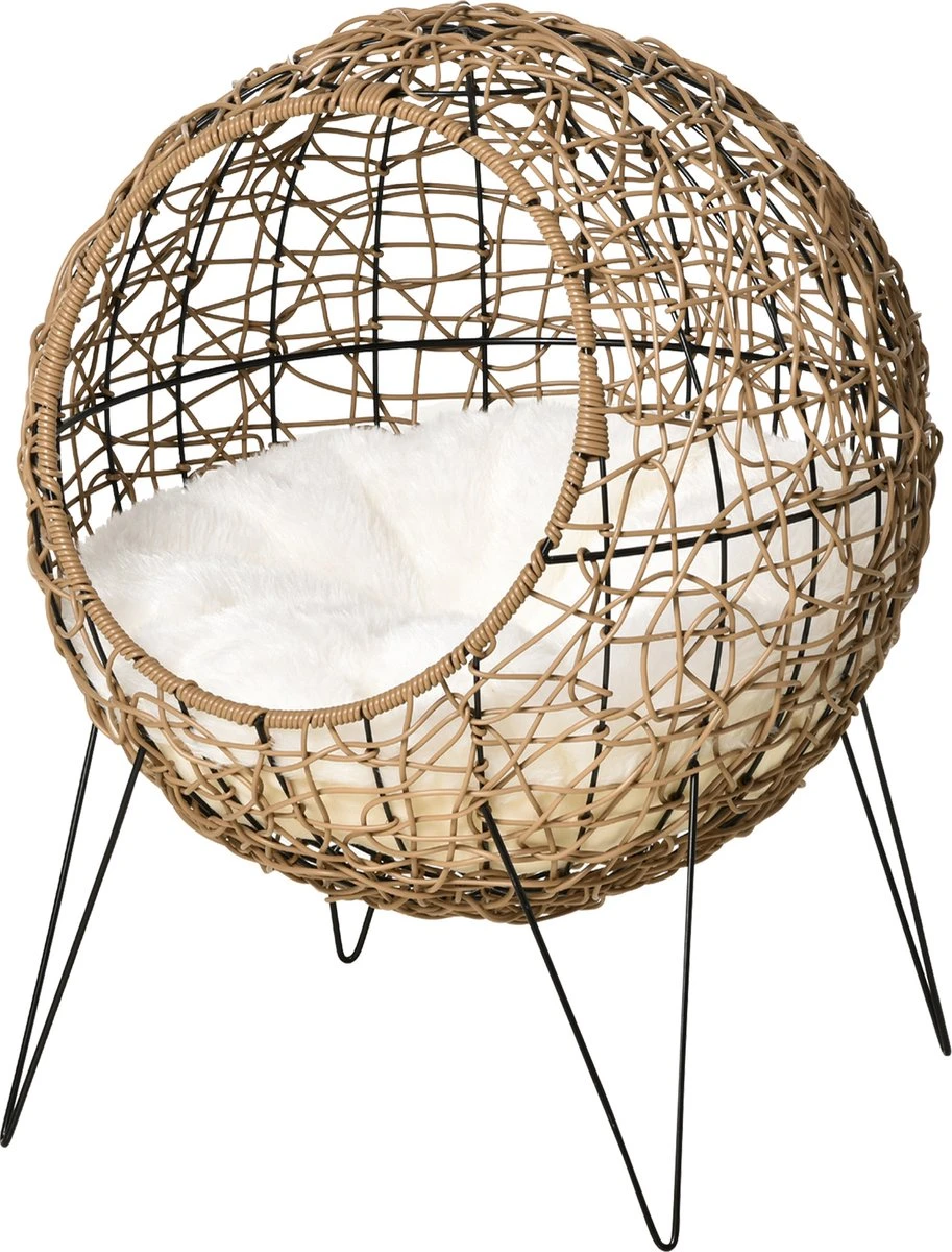 PawHut Kattenhuis Met Metalen Frame D30-442 7 PawHut Kattenhuis Met Metalen Frame D30-442 - Afbeelding 5