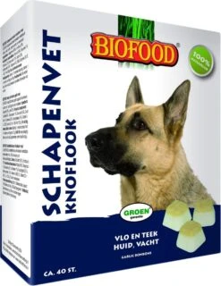 Biofood Schapenvet Maxi Bonbons - Knoflook - 40 Stuks