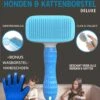 Professionele Kattenborstel/Hondenborstel + BONUS - Bovenvacht | Ondervacht - Langharige | Kortharige - Haarverwijderaar Voor Huisdieren - Kattenkam - Hondenkam -Huisdier Benodigdheden 971x1200