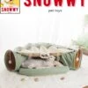 SNOWWY - Kattentunnel Met Kattenmand In één - Origineel En Uniek Design - Kattenhuis - Kattenhuis - Kat Kussen - Kattenbed - Matcha Groen 2 SNOWWY - Kattentunnel Met Kattenmand In één - Origineel En Uniek Design - Kattenhuis - Kattenhuis - Kat Kussen - Kattenbed - Matcha Groen -Huisdier Benodigdheden 986x1200