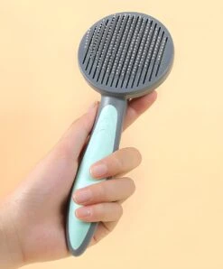 Pakeway T9 - Kattenborstel - Zelfreinigende Kattenkam - Roze - Massageborstel - 19,3 Cm -Huisdier Benodigdheden 995x1200